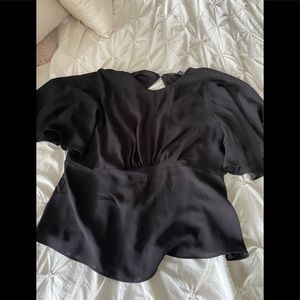 Beautiful flutter sleeve peplum tops